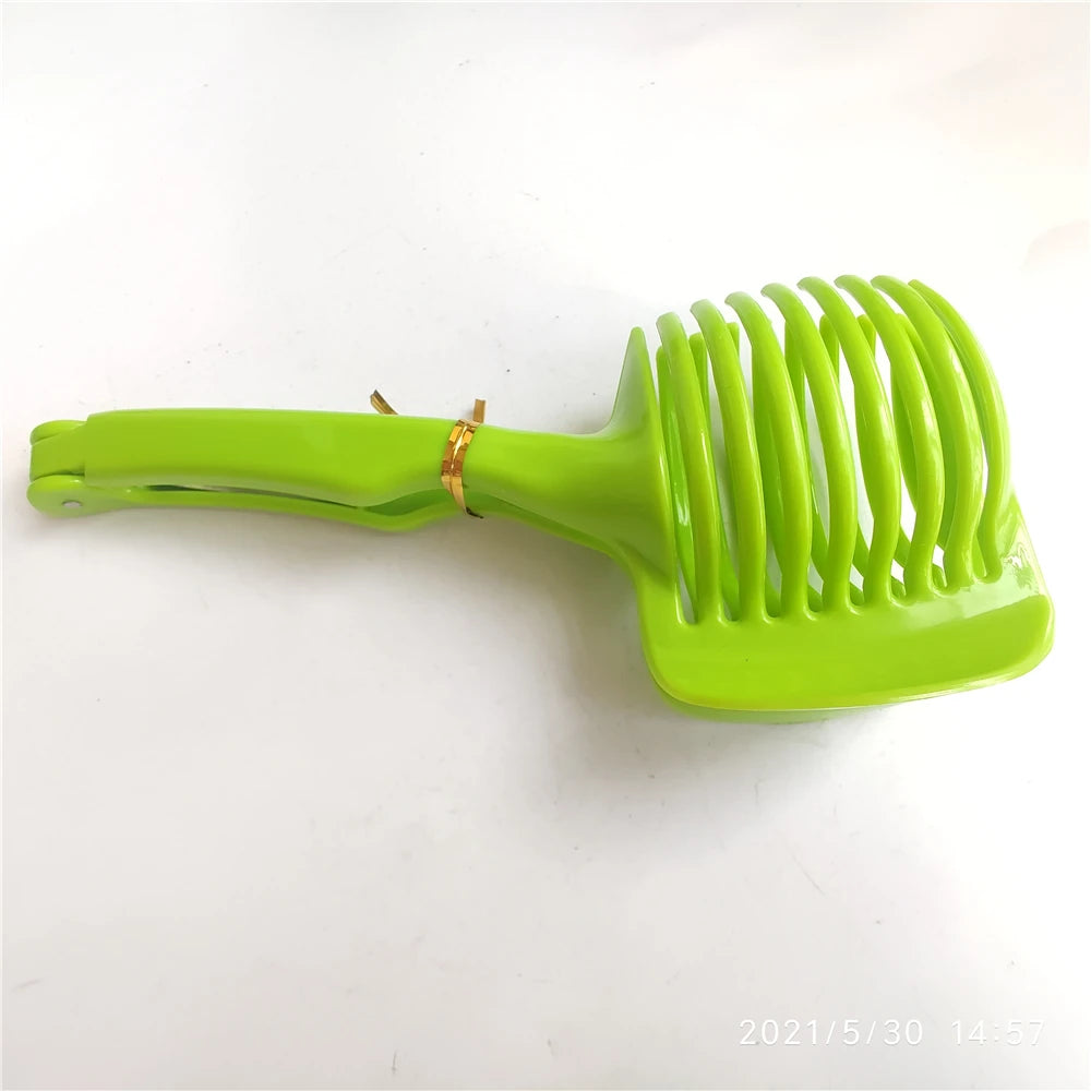 Handheld Tomato Onion Slicer Bread Clip Fruit Vegetable Cutting Lemon Shreadders Potato Apple Gadget Kitchen Accessories