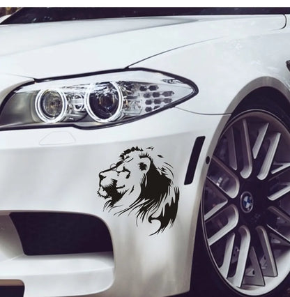 17*17cm Customized Car Stickers and Decals 3D Cool Lion Auto Vinyl Sticker Reflective Car Window Decal Car Styling Accessories