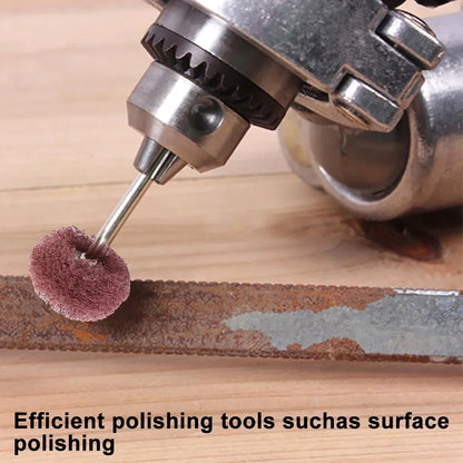 Mini Drill Abrasive Brush Nylon Abrasive Brush ferramentas abrasivas Sanding Head Polishing Wheel for Dremel Accessories Tools