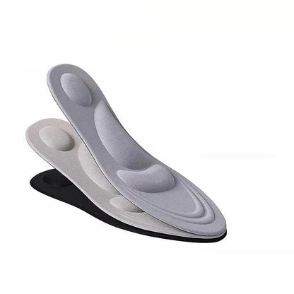 4D Stretch Breathable Deodorant Running Cushion Insoles For Feet Man Women Insoles For Shoes Sole Orthopedic Pad Memory Foam ND1